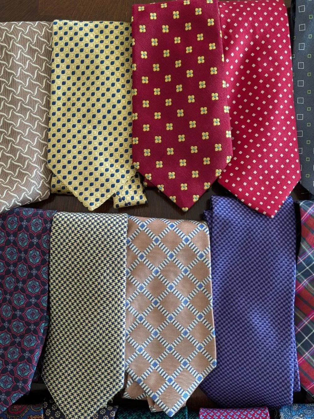 Handmade England Ties Gieves Hawkes Charles Hill Hilditch Key Seaward Stearn